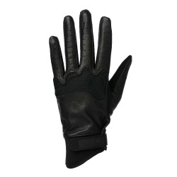 Handschoenen Equithème Soft leer Zwart