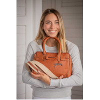 Handtas Pénélope Maëlys PM Cognac Bruin Handtas Pénélope Maëlys PM Cognac Bruin