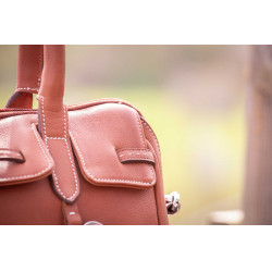 Handtas Pénélope Maëlys PM Cognac Bruin Handtas Pénélope Maëlys PM Cognac Bruin