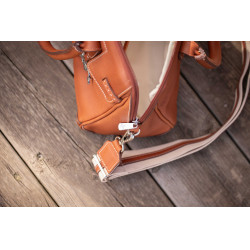 Handtas Pénélope Maëlys PM Cognac Bruin Handtas Pénélope Maëlys PM Cognac Bruin