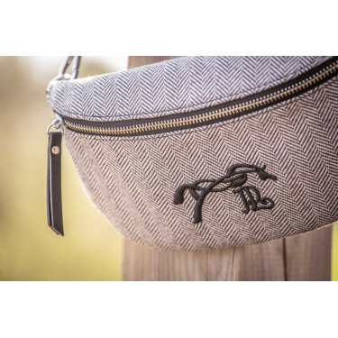 Heuptasje Pénélope Chevron Zwart