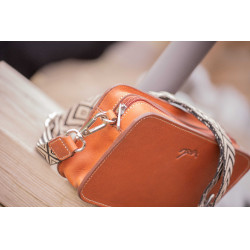 Schoudertas Pénélope Lizzie Cognac Bruin