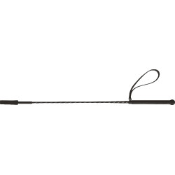 Cravache Whip & Go fibre de verre nylon tressé Noir Cravache Whip & Go fibre de verre nylon tressé Noir