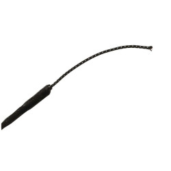 Dressuurzweep Whip & Go metalen dop Zwart Dressuurzweep Whip & Go metalen dop Zwart