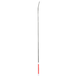 Cravache de dressage Whip & Go culot métal Rouge / argent