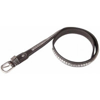 Clincher-riem T de T Donker Havana / wit Bruin Clincher-riem T de T Donker Havana / wit Bruin