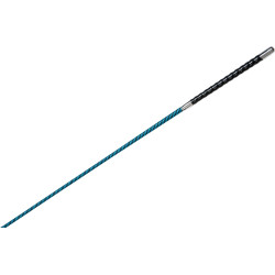 Chambrière WHIP & GO Tourillon démontable Noir / turquoise