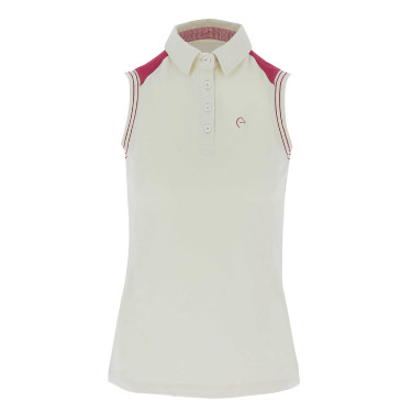 Polo piqué Equithème femme sans manches Polo piqué Equithème femme sans manches