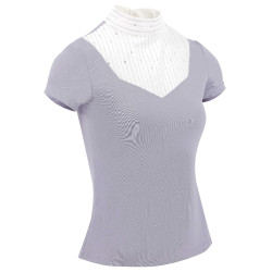 Polo Equithème Lerma manches courtes Violet Polo Equithème Lerma manches courtes Violet