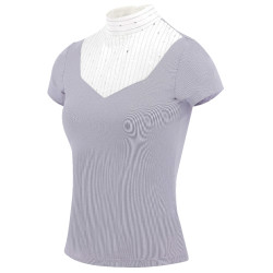 Polo Equithème Lerma manches courtes Violet Polo Equithème Lerma manches courtes Violet