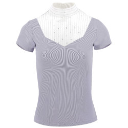 Polo Equithème Lerma manches courtes Violet Polo Equithème Lerma manches courtes Violet