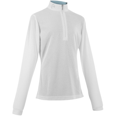 Polo mesh Equithème Buffy Wit Polo mesh Equithème Buffy Wit