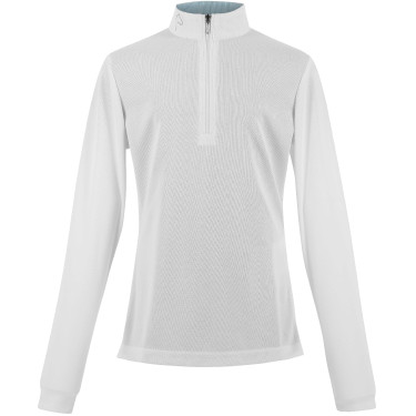 Polo mesh Equithème Buffy Wit Polo mesh Equithème Buffy Wit