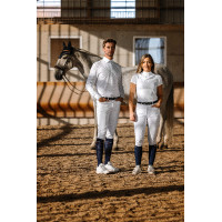 Polo mesh Equithème Dany Blanc Polo mesh Equithème Dany Blanc
