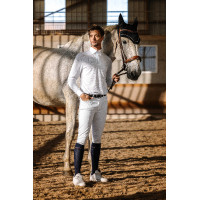 Polo mesh Equithème Dany Blanc Polo mesh Equithème Dany Blanc