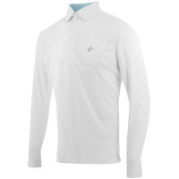 Polo van mesh Equithème Dany Wit Polo van mesh Equithème Dany Wit