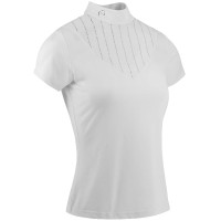 Polo Equithème Funza Manches courtes Blanc Polo Equithème Funza Manches courtes Blanc