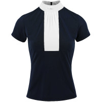 Polo Equithème Doha Korte mouwen Marineblauw Polo Equithème Doha Korte mouwen Marineblauw
