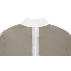 Polo Equithème Estoril Taupe Marron Polo Equithème Estoril Taupe Marron