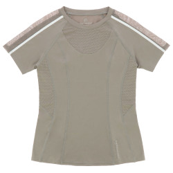 T-shirt Equithème Marion Taupe Marron T-shirt Equithème Marion Taupe Marron