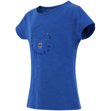 T-shirt Equithème Claire Enfant Bleu Monaco T-shirt Equithème Claire Enfant Bleu Monaco