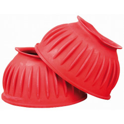 Gesloten bellen rubber T van T Rood