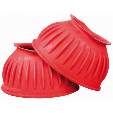 Gesloten bellen rubber T van T Rood