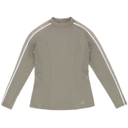 T-shirt Equithème Originals Mélodie Taupe Marron T-shirt Equithème Originals Mélodie Taupe Marron