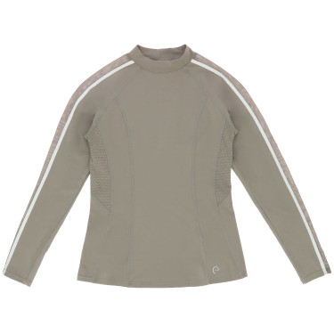 T-shirt Equithème Originals Mélodie Taupe Marron T-shirt Equithème Originals Mélodie Taupe Marron