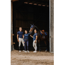 Polo Equithème Lucas Marine Bleu marine