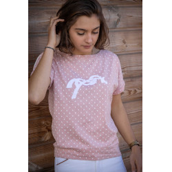 T-shirt Pénélope Poppy Nude Rose T-shirt Pénélope Poppy Nude Rose