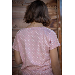 T-shirt Pénélope Poppy Nude Rose T-shirt Pénélope Poppy Nude Rose