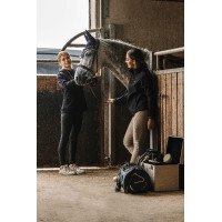 Waterafstotende jas Ik hou van je Equithème Dakota Zwart