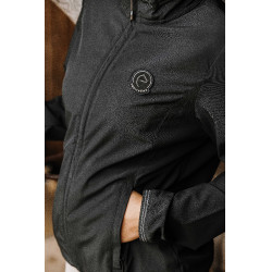 Blouson déperlant Je t'aime Equithème Dakota Noir Blouson déperlant Je t'aime Equithème Dakota Noir