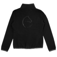 Waterafstotende jas Ik hou van je Equithème Dakota Zwart