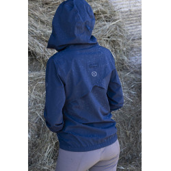 Veste de pluie Equithème Eliza Bleu marine Veste de pluie Equithème Eliza Bleu marine