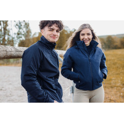 Kort jack Equithème Originals Alina Marine Marineblauw Kort jack Equithème Originals Alina Marine Marineblauw