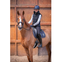 Mouwloze bodywarmer Pénélope Sonia Zwart