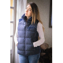Mouwloze bodywarmer Pénélope Sonia Marineblauw Mouwloze bodywarmer Pénélope Sonia Marineblauw