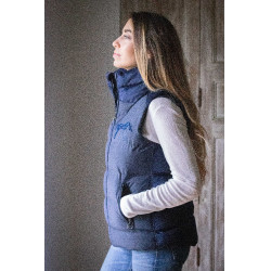 Mouwloze bodywarmer Pénélope Sonia Marineblauw Mouwloze bodywarmer Pénélope Sonia Marineblauw