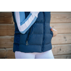 Mouwloze bodywarmer Pénélope Sonia Marineblauw Mouwloze bodywarmer Pénélope Sonia Marineblauw