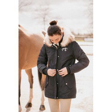 Parka Pénélope Mega Lyon Noir Parka Pénélope Mega Lyon Noir