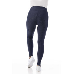 Pantalon softshell Equithème Dolomyt fond silicone Bleu marine