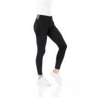 Pull-on Equithème Tatiana siliconen zitvlak Zwart Pull-on Equithème Tatiana siliconen zitvlak Zwart