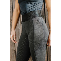 Legging Je t'aime Equithème Iris Donkergrijs Legging Je t'aime Equithème Iris Donkergrijs