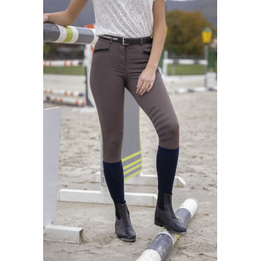Broek Equithème Safir Bruin / zwart Broek Equithème Safir Bruin / zwart