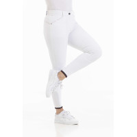 Pantalon Equithème Yolande recyclé Blanc Pantalon Equithème Yolande recyclé Blanc