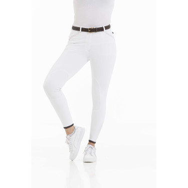 Pantalon Equithème Yolande recyclé Blanc Pantalon Equithème Yolande recyclé Blanc