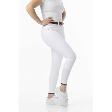 Pantalon Equithème Yolande recyclé Blanc Pantalon Equithème Yolande recyclé Blanc
