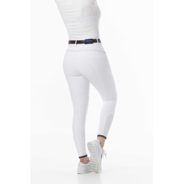 Pantalon Equithème Yolande recyclé Blanc Pantalon Equithème Yolande recyclé Blanc